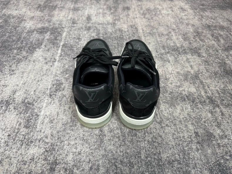 Louis Vuitton Louis Vuitton LV Trainer Black Sneakers - dmc Size US 7 / EU 40 - 3 Thumbnail
