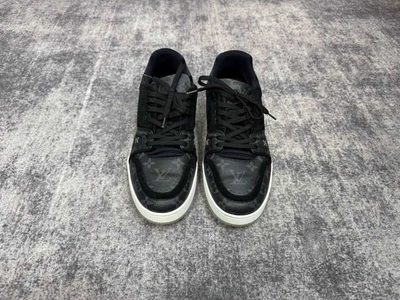 Louis Vuitton Louis Vuitton LV Trainer Black Sneakers - dmc Size US 7 / EU 40 - 2 Thumbnail