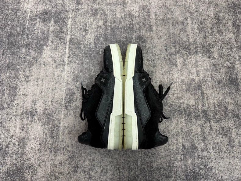 Louis Vuitton Louis Vuitton LV Trainer Black Sneakers - dmc Size US 7 / EU 40 - 5 Thumbnail