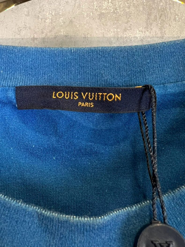 Louis Vuitton Louis Vuitton Blue Sky White Cloud Short-sleeve XL - dmc Size US XL / EU 56 / 4 - 4 Thumbnail
