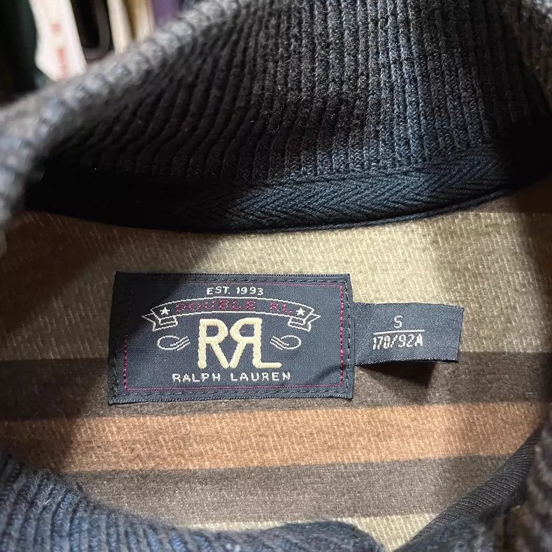 RRL Ralph Lauren RRL Indigo Dyed Leather Sleeve Bomber Jacket - dmc Size US S / EU 44-46 / 1 - 3 Thumbnail