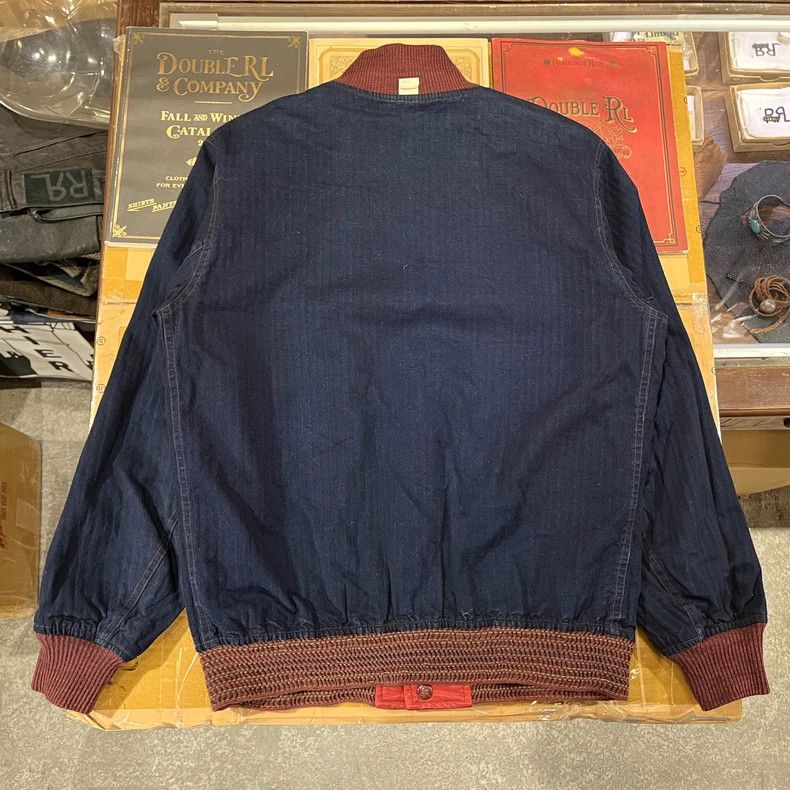 RRL Ralph Lauren RRL Double RL Embroidered Bomber Jacket - dmc Size US M / EU 48-50 / 2 - 9 Thumbnail