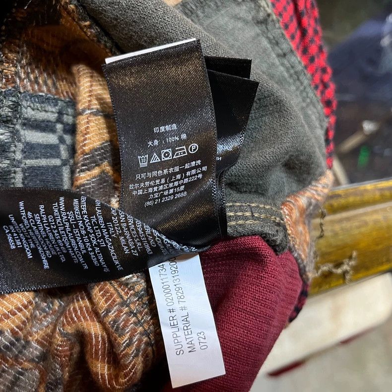 RRL Ralph Lauren RRL Limited Patchwork Button-Up Shirt - dmc Size US M / EU 48-50 / 2 - 5 Thumbnail