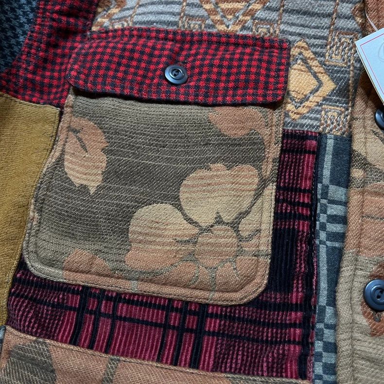 RRL Ralph Lauren RRL Limited Patchwork Button-Up Shirt - dmc Size US M / EU 48-50 / 2 - 7 Thumbnail