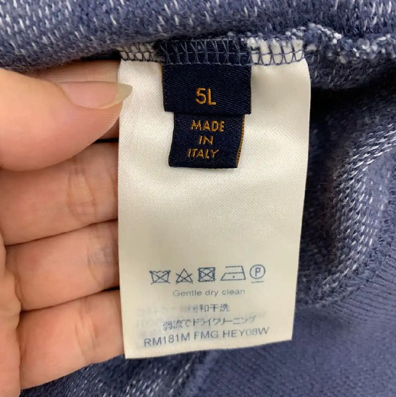 Louis Vuitton Louis Vuitton Men's Blue Cotton Jacket 0089 Size US XXL / EU 58 / 5 - 5 Thumbnail