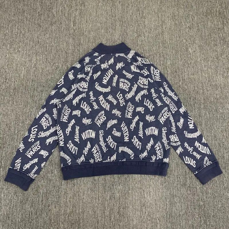 Louis Vuitton Louis Vuitton Men's Blue Cotton Jacket 0089 Size US XXL / EU 58 / 5 - 2 Thumbnail