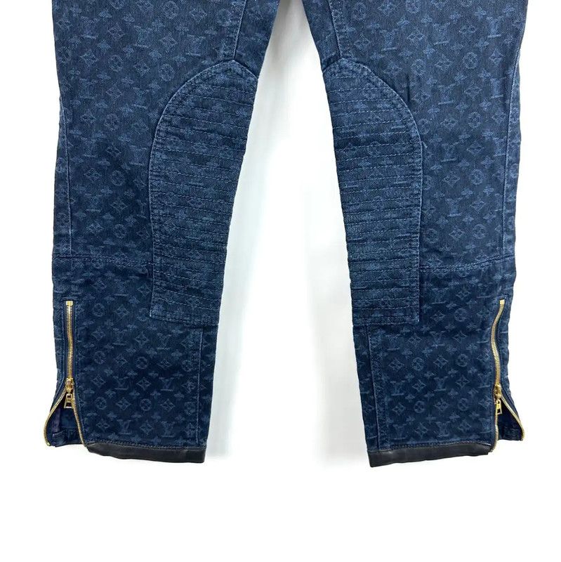 Louis Vuitton Louis Vuitton Men's Casual Pants in Navy 0089 Size US 27 - 4 Thumbnail