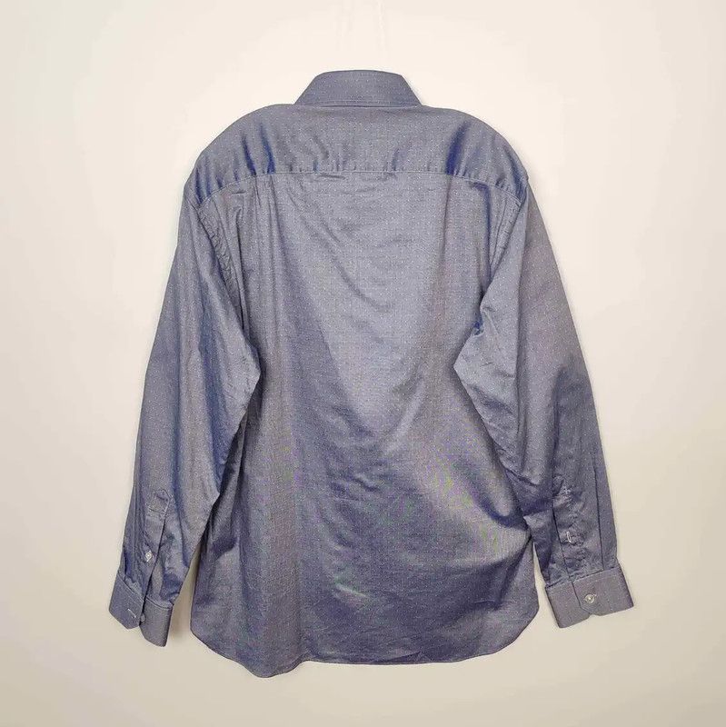 Louis Vuitton Louis Vuitton Men's Blue Cotton Shirt 0089 Size US S / EU 44-46 / 1 - 2 Thumbnail