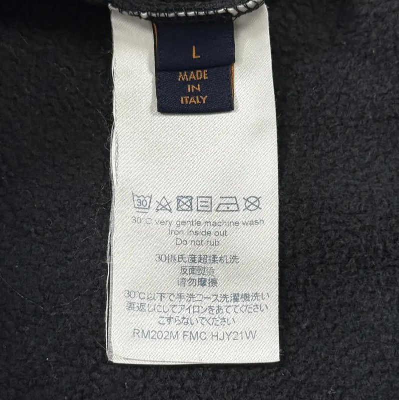Louis Vuitton Louis Vuitton Men's Black Cotton Sweatshirt 0089 Size US L / EU 52-54 / 3 - 4 Thumbnail