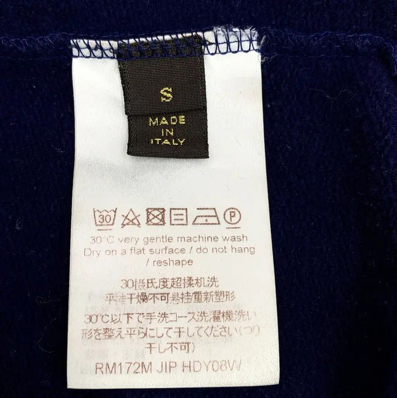 Louis Vuitton Louis Vuitton Men's Navy Cotton Sweatshirt 0089 Size US S / EU 44-46 / 1 - 7 Thumbnail