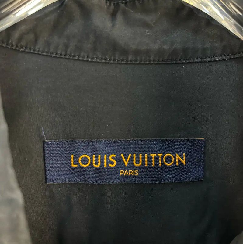 Louis Vuitton Louis Vuitton Black Cotton Long Sleeve Shirt 0089 Size US XXL / EU 58 / 5 - 4 Thumbnail