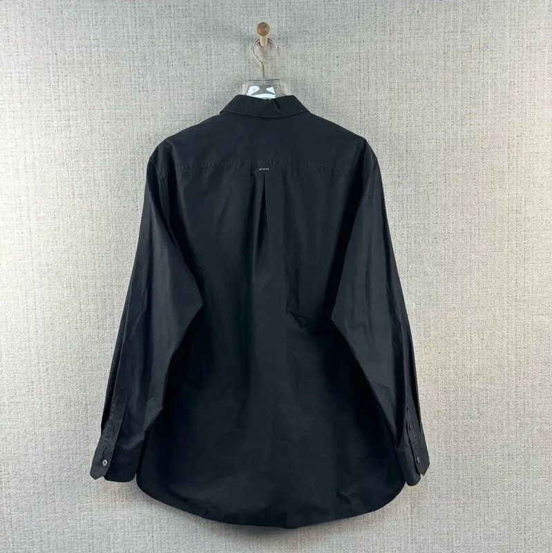 Louis Vuitton Louis Vuitton Black Cotton Long Sleeve Shirt 0089 Size US XXL / EU 58 / 5 - 2 Thumbnail