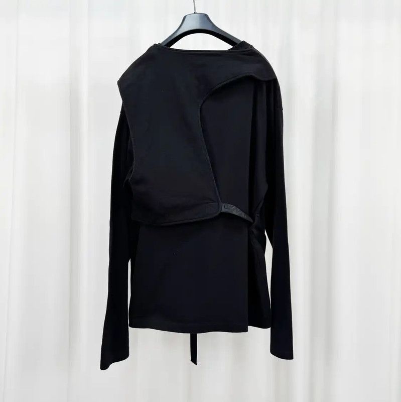 Louis Vuitton Louis Vuitton Black XL Long Sleeve Logo T-Shirt 0089 Size US XL / EU 56 / 4 - 2 Thumbnail
