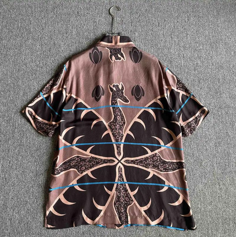 Louis Vuitton Louis Vuitton Short Sleeve Silk Animal Print Shirt 0089 Size US M / EU 48-50 / 2 - 4 Thumbnail