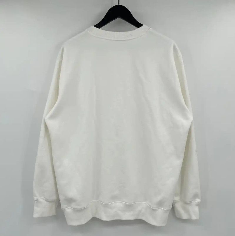 Louis Vuitton Louis Vuitton Winter White Cotton Sweatshirt 0089 Size US XL / EU 56 / 4 - 2 Thumbnail