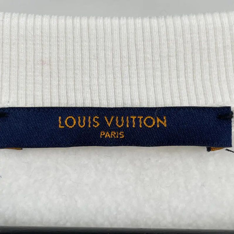 Louis Vuitton Louis Vuitton Winter White Cotton Sweatshirt 0089 Size US XL / EU 56 / 4 - 3 Thumbnail
