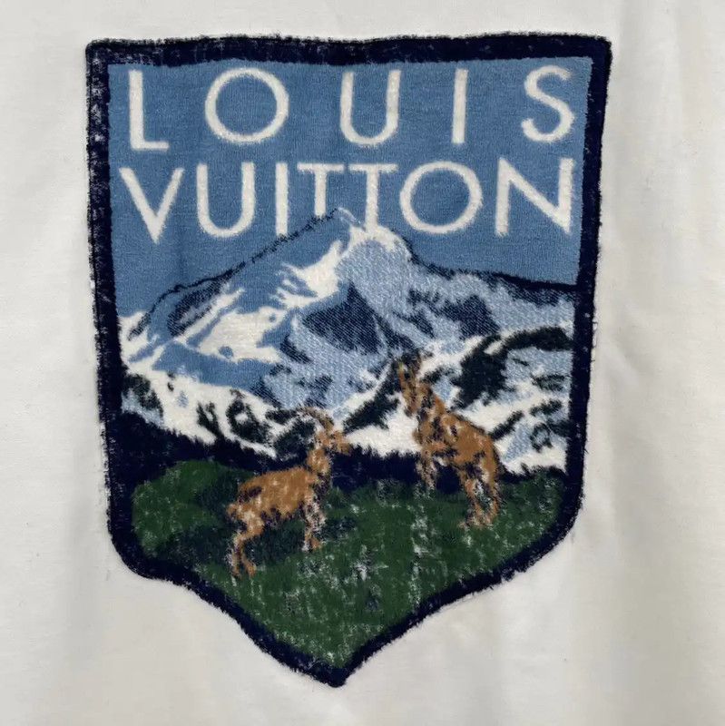Louis Vuitton Louis Vuitton Winter White Cotton Sweatshirt 0089 Size US XL / EU 56 / 4 - 5 Thumbnail