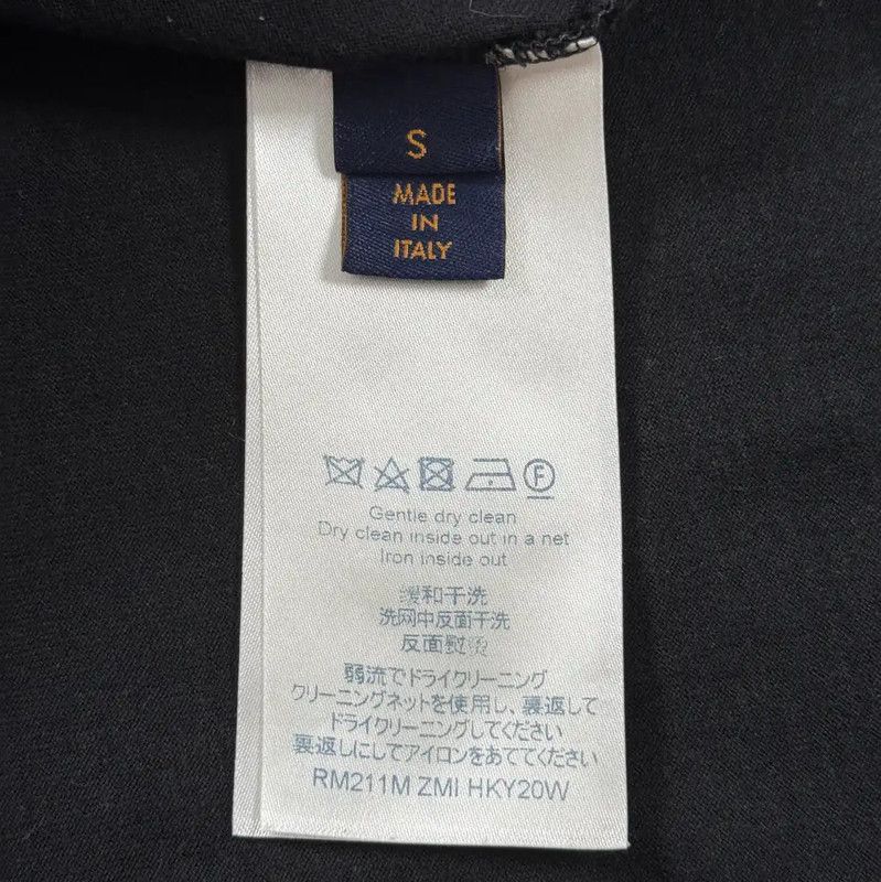 Louis Vuitton Louis Vuitton Black Cotton Men's T-Shirt 0089 Size US S / EU 44-46 / 1 - 4 Thumbnail