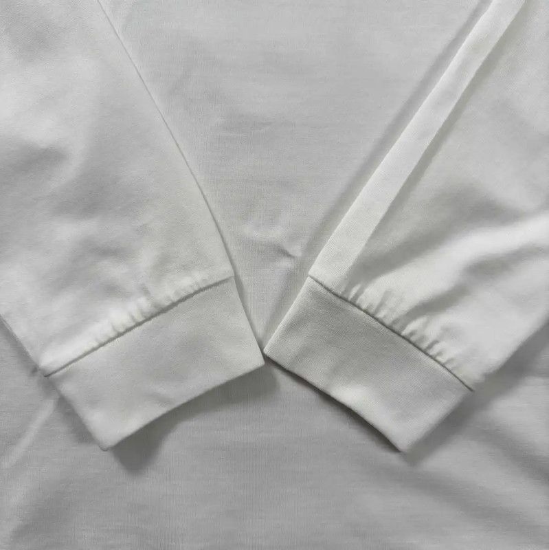 Louis Vuitton Louis Vuitton White Cotton Long Sleeve T-Shirt 0089 Size US M / EU 48-50 / 2 - 6 Thumbnail