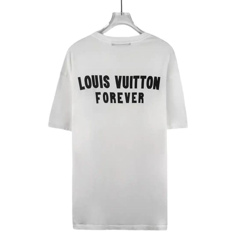 Louis Vuitton Louis Vuitton White Cotton Men's T-Shirt 0089 Size US M / EU 48-50 / 2 - 2 Thumbnail