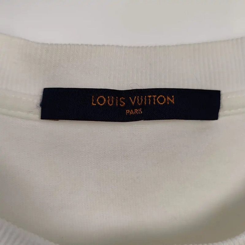 Louis Vuitton Louis Vuitton White Cotton Short Sleeve T-Shirt 0089 Size US S / EU 44-46 / 1 - 3 Thumbnail