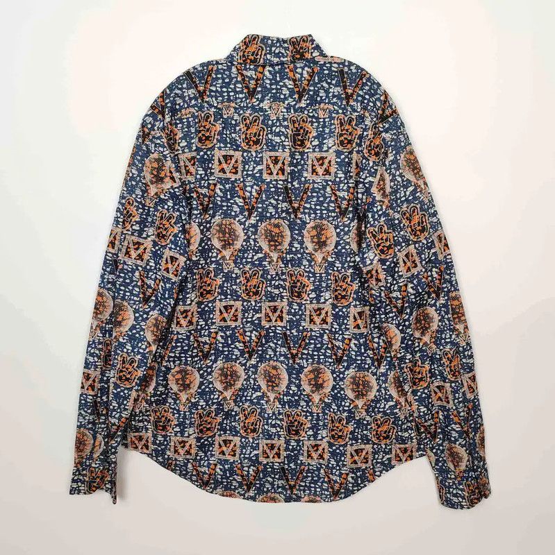 Louis Vuitton Louis Vuitton Brown Cotton Men's Shirt XL 0089 Size US XL / EU 56 / 4 - 2 Thumbnail
