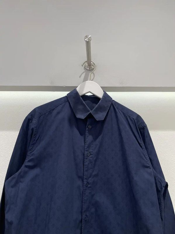 Louis Vuitton Louis Vuitton Men's Long Sleeve Blue Shirt 0089 Size US S / EU 44-46 / 1 - 3 Thumbnail