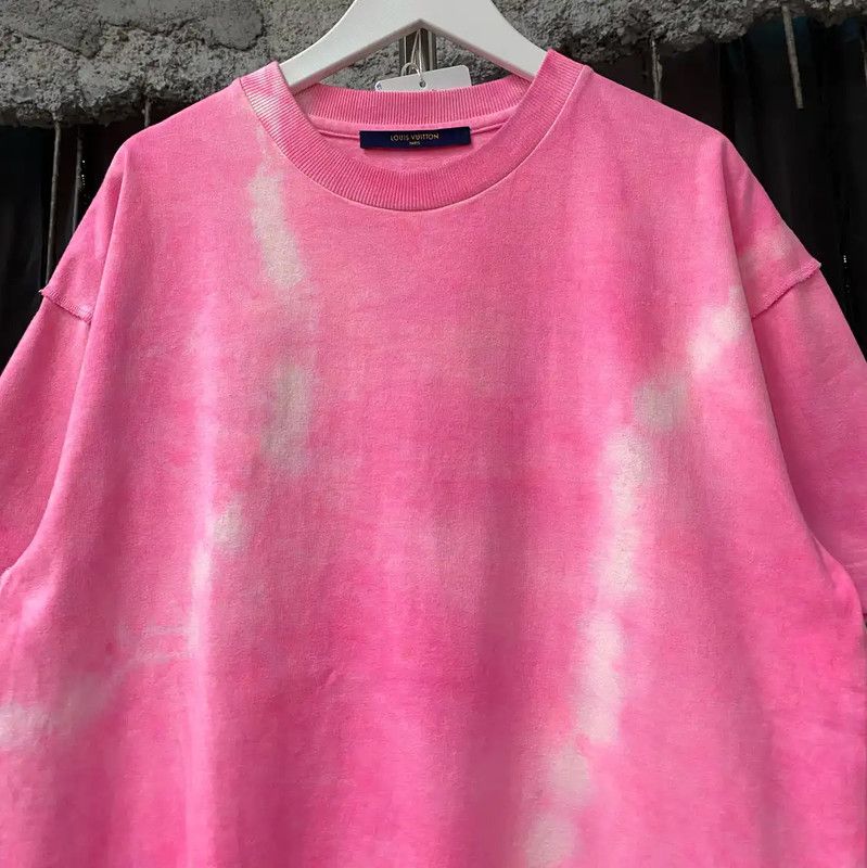 Louis Vuitton Louis Vuitton Pink Tie-Dye Short Sleeve T-Shirt 0089 Size US XS / EU 42 / 0 - 4 Thumbnail