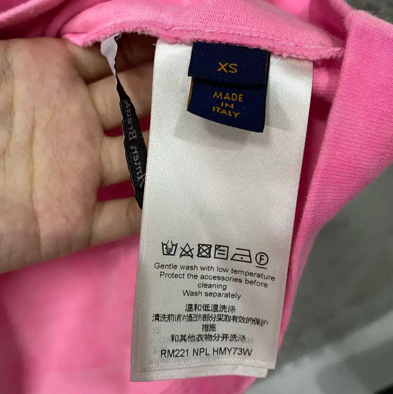 Louis Vuitton Louis Vuitton Pink Tie-Dye Short Sleeve T-Shirt 0089 Size US XS / EU 42 / 0 - 9 Thumbnail
