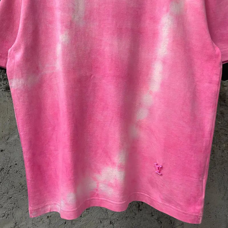 Louis Vuitton Louis Vuitton Pink Tie-Dye Short Sleeve T-Shirt 0089 Size US XS / EU 42 / 0 - 5 Thumbnail