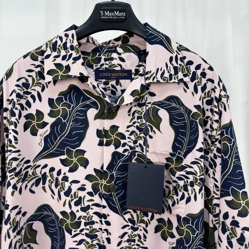 Louis Vuitton Louis Vuitton Summer Multicolor Silk Shirt 0089 Size US M / EU 48-50 / 2 - 3 Thumbnail