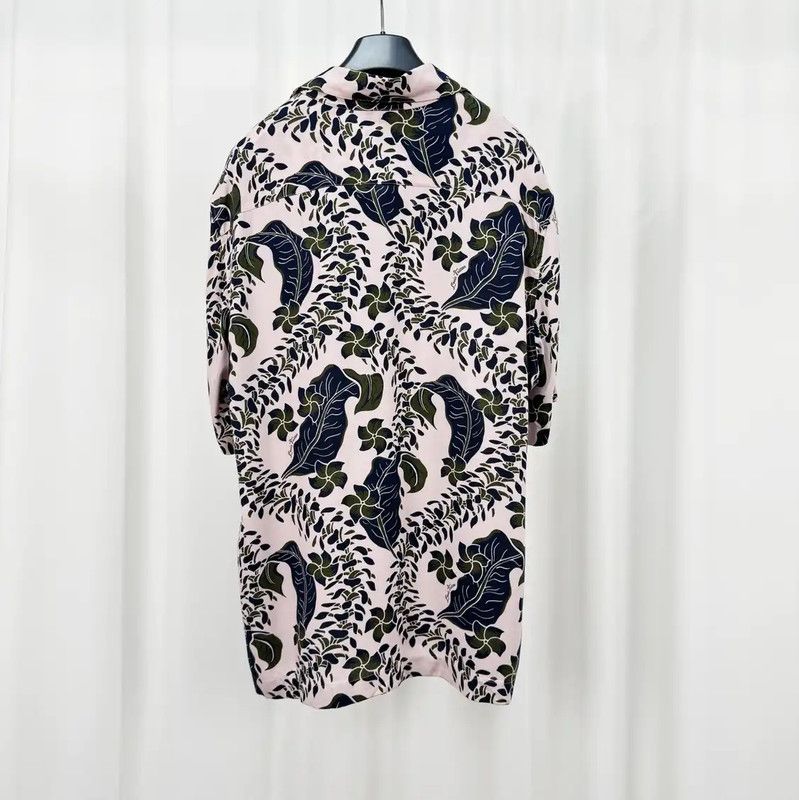 Louis Vuitton Louis Vuitton Summer Multicolor Silk Shirt 0089 Size US M / EU 48-50 / 2 - 2 Thumbnail