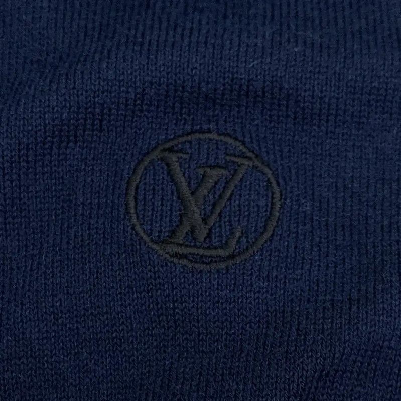 Louis Vuitton Louis Vuitton Men's Navy Cotton Sweater 0089 Size US M / EU 48-50 / 2 - 5 Thumbnail