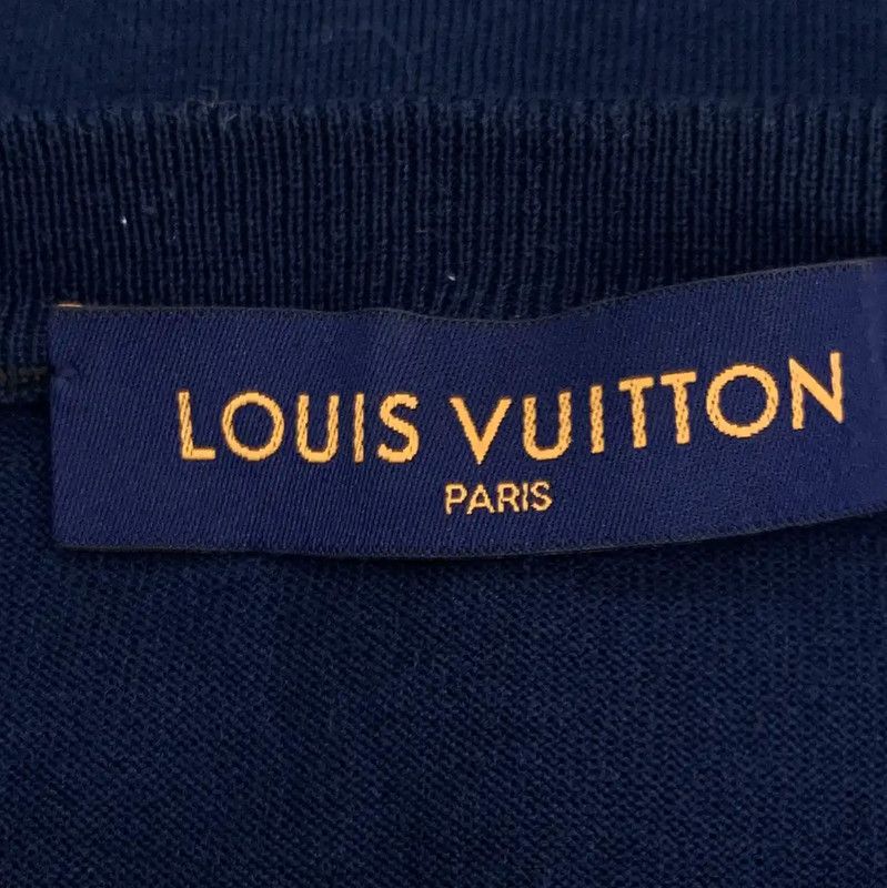 Louis Vuitton Louis Vuitton Men's Navy Cotton Sweater 0089 Size US M / EU 48-50 / 2 - 6 Thumbnail