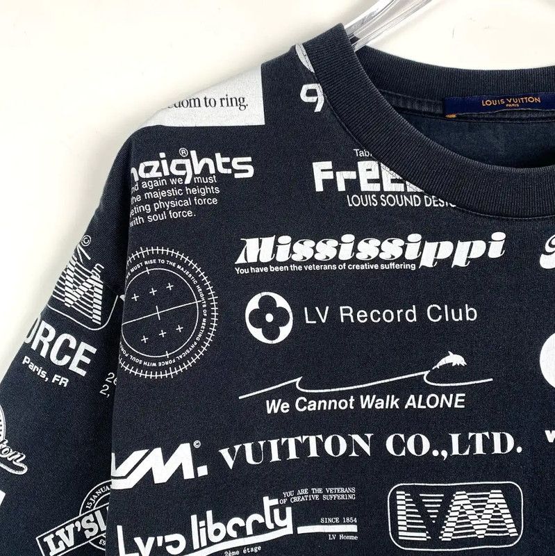 Louis Vuitton Louis Vuitton Black Cotton T-Shirt for Men 0089 Size US M / EU 48-50 / 2 - 3 Thumbnail