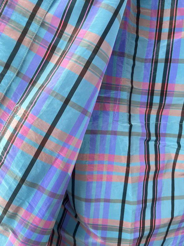 Louis Vuitton Louis Vuitton Blue Purple Check Long Sleeve Shirt 0089 Size US S / EU 44-46 / 1 - 8 Thumbnail