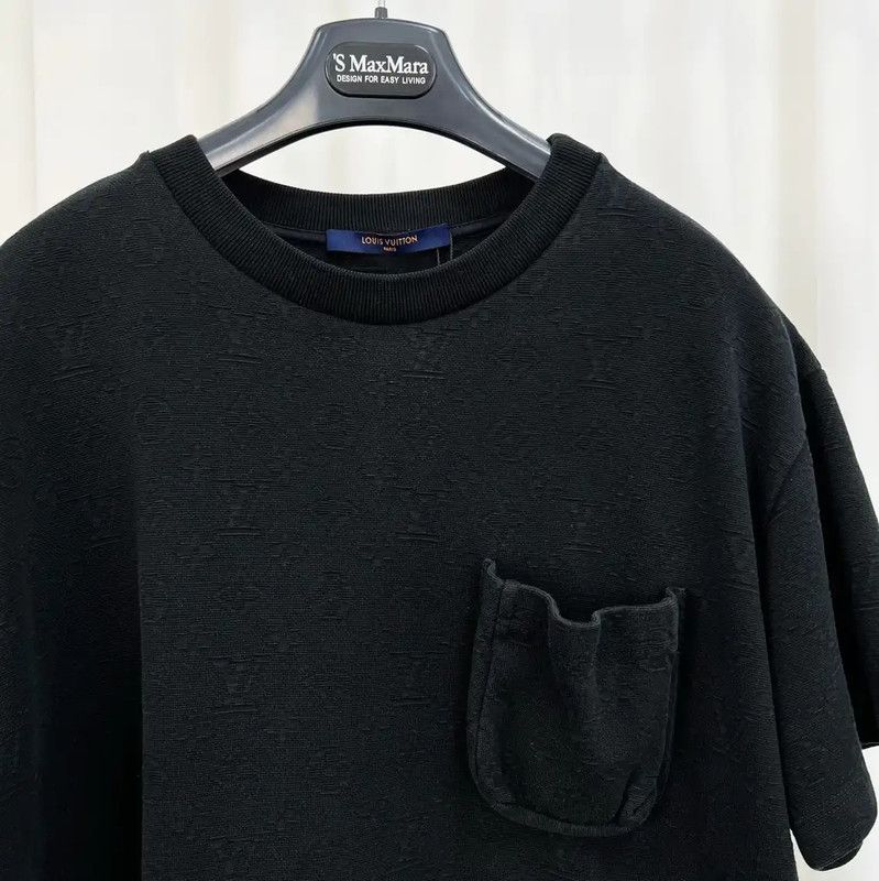 Louis Vuitton Louis Vuitton Black Summer Cotton T-Shirt 0089 Size US M / EU 48-50 / 2 - 3 Thumbnail