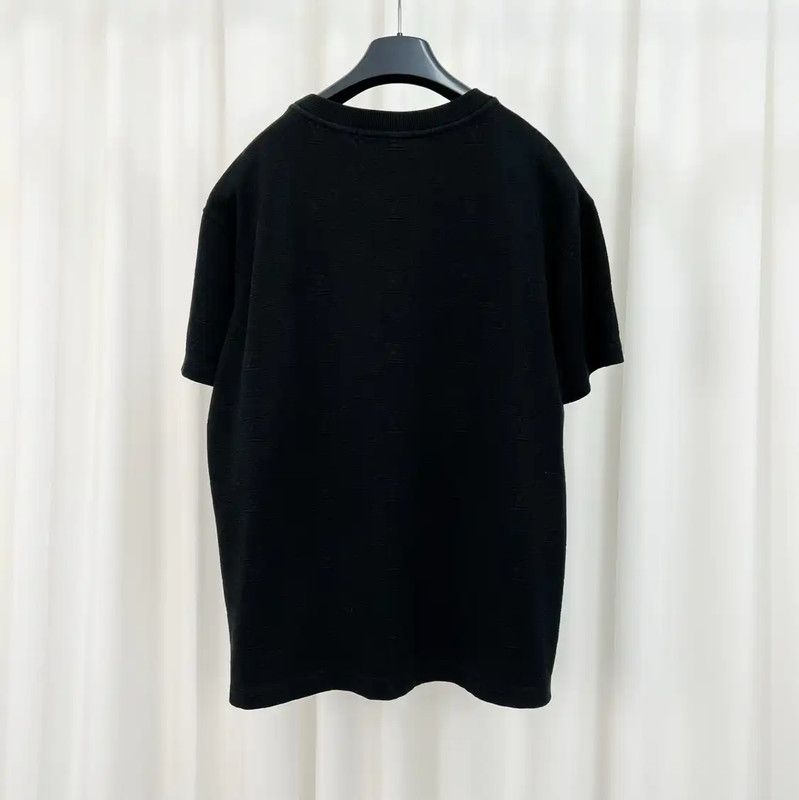 Louis Vuitton Louis Vuitton Black Summer Cotton T-Shirt 0089 Size US M / EU 48-50 / 2 - 2 Thumbnail