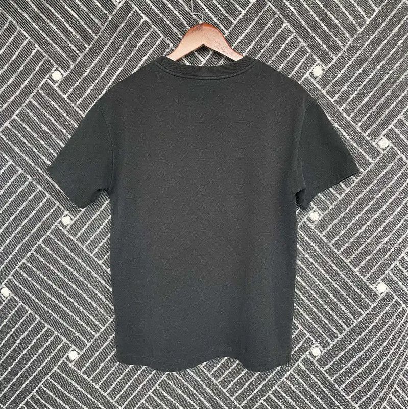 Louis Vuitton Louis Vuitton Black Cotton Men's Summer T-shirt 0089 Size US S / EU 44-46 / 1 - 2 Thumbnail