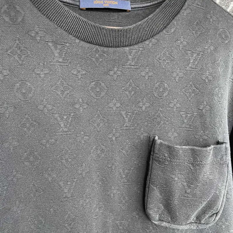 Louis Vuitton Louis Vuitton Black Cotton Men's Summer T-shirt 0089 Size US S / EU 44-46 / 1 - 3 Thumbnail