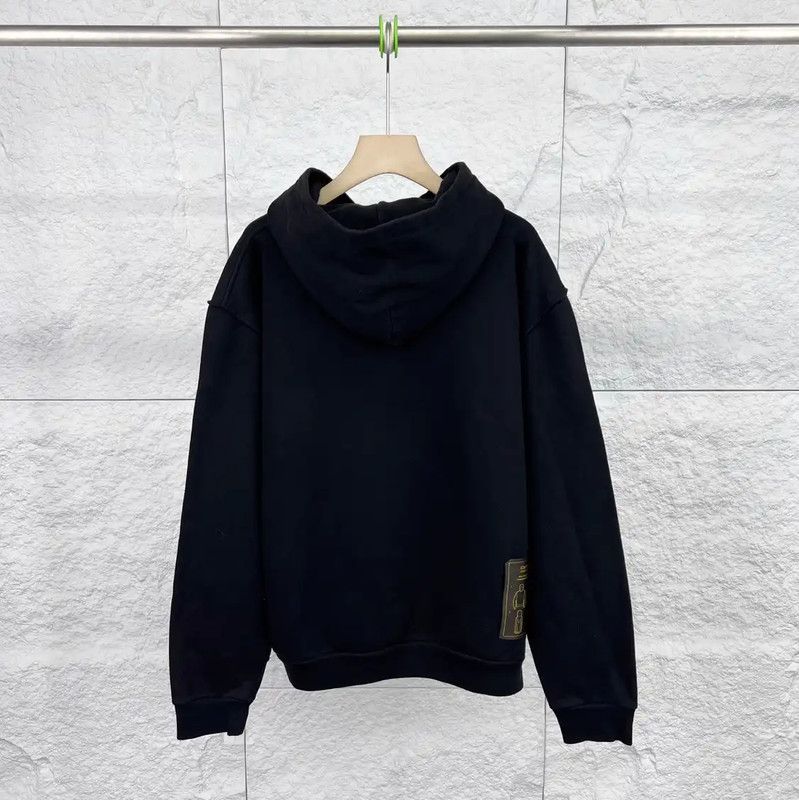 Louis Vuitton Louis Vuitton Men's Black Cotton Hoodie 0089 Size US XL / EU 56 / 4 - 2 Thumbnail