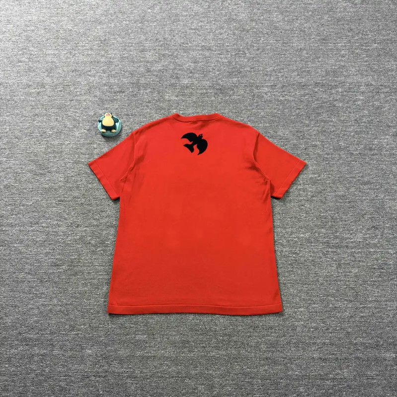 Louis Vuitton Louis Vuitton Red Cotton Men's T-Shirt 0089 Size US M / EU 48-50 / 2 - 2 Thumbnail