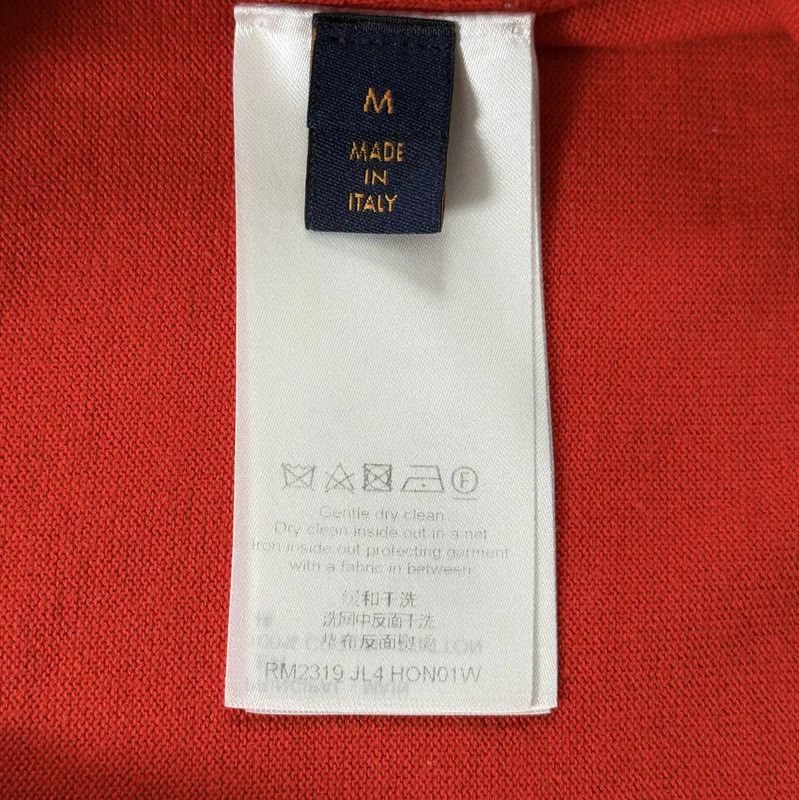 Louis Vuitton Louis Vuitton Red Cotton Men's T-Shirt 0089 Size US M / EU 48-50 / 2 - 4 Thumbnail