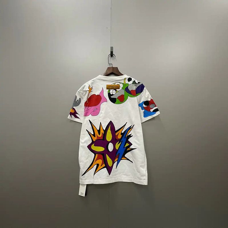 Louis Vuitton Louis Vuitton Summer White Cotton Short Sleeve T-Shirt 0089 Size US S / EU 44-46 / 1 - 2 Thumbnail