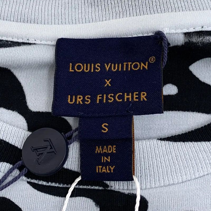Louis Vuitton Louis Vuitton Men's Light Blue Cotton T-Shirt 0089 Size US S / EU 44-46 / 1 - 5 Thumbnail