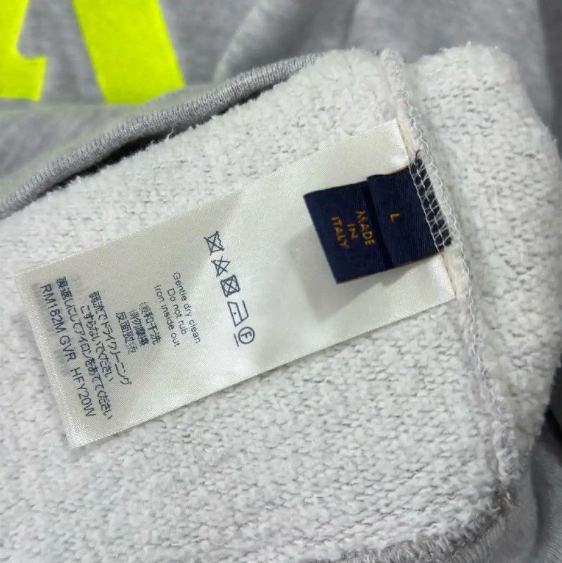 Louis Vuitton Louis Vuitton Gray Leather Sweatshirt for Men 0089 Size US L / EU 52-54 / 3 - 8 Thumbnail