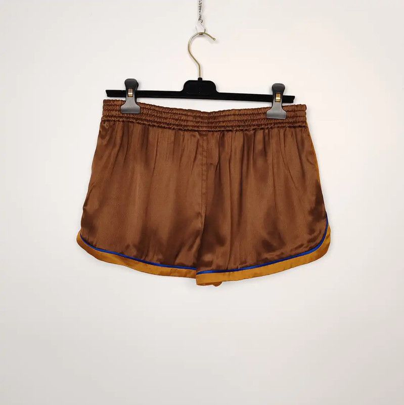 Louis Vuitton Louis Vuitton Brown Silk Men's Shorts 0089 Size US 30 / EU 46 - 2 Thumbnail