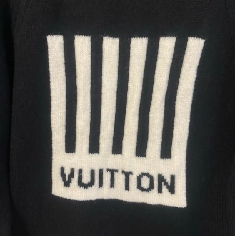 Louis Vuitton Louis Vuitton Black Wool Knit Sweater 0089 Size US S / EU 44-46 / 1 - 6 Thumbnail