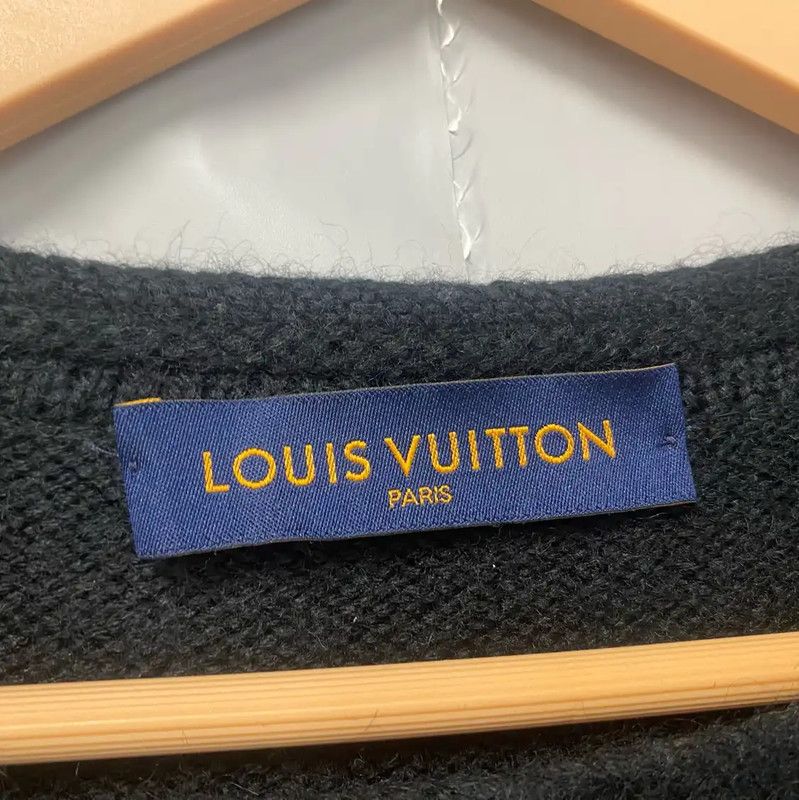 Louis Vuitton Louis Vuitton Black Wool Knit Sweater 0089 Size US S / EU 44-46 / 1 - 3 Thumbnail