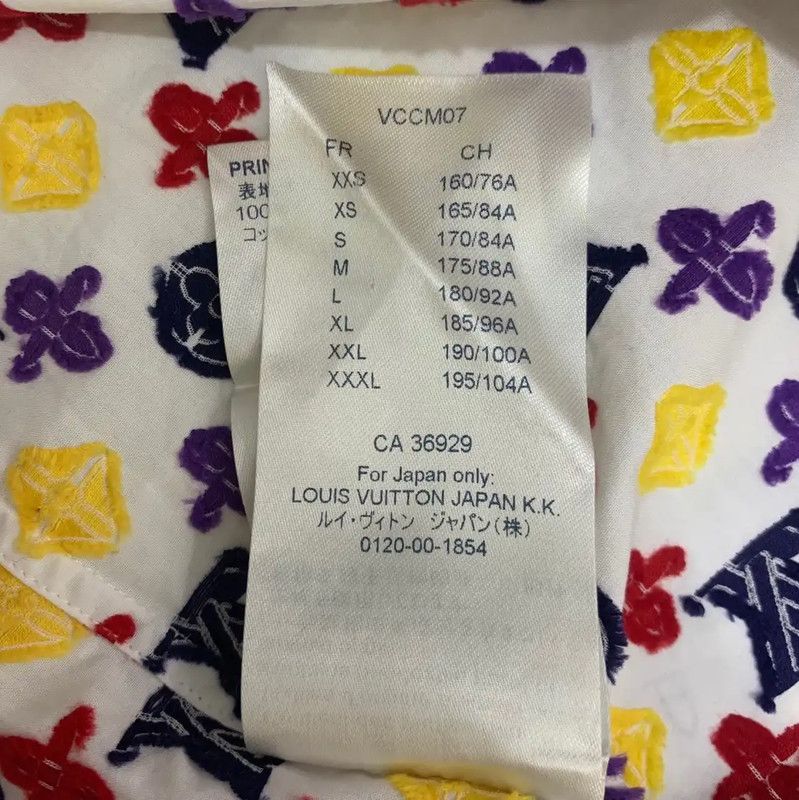 Louis Vuitton Louis Vuitton Men's Cotton Shirt with Logo 0089 Size US M / EU 48-50 / 2 - 6 Thumbnail
